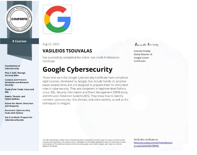 Google Cybersecurity
